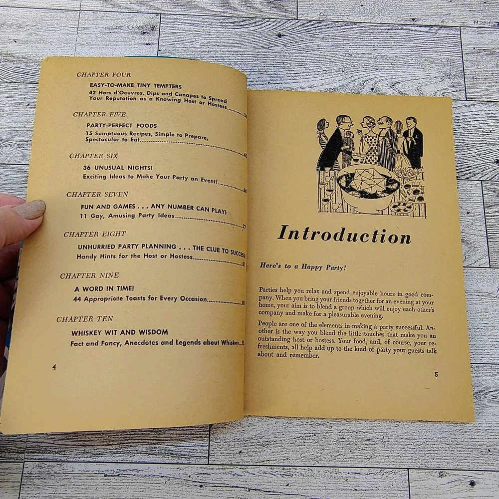 The Calvert Party Encyclopedia Home Entertaining Cookbook Booklet 1960 fun!‎